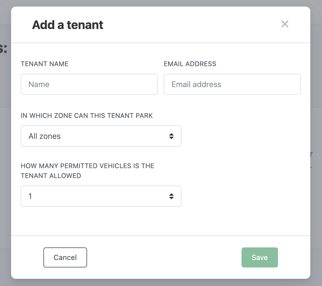Tenant Self-Management Portal